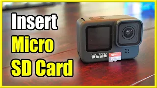 How to INSERT MICRO SD CARD into Go Pro Hero 9 & Format Card (Easy Method!)