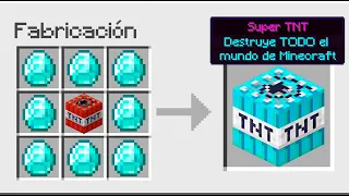 Paso MINECRAFT pero PODEMOS CRAFTEAR SUPER TNT 😂💥 Invictor y Acenix RETO HARDCORE