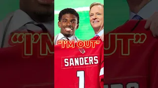 SHEDEUR SANDERS NOT GOING TO THE NFL