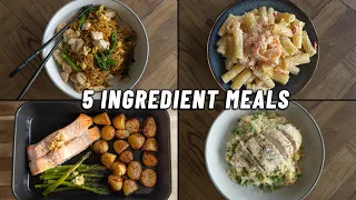 5 Ingredient High Protein Meals **quick & easy recipes**