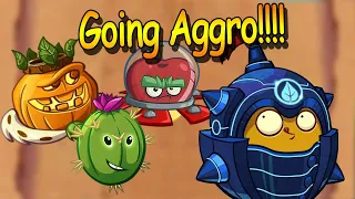 That's Why Most Player Like Aggro Deck ▌ PvZ Heroes