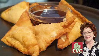 3 Ingredient Cream Cheese Rangoons - Easy to Make at Home - How to Cook Tutorial