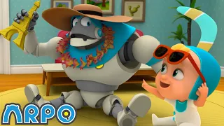 Arpo the Robot | Sleep Walking ARPO!!! - Counting Sheep! | Funny Cartoons for Kids | Arpo and Daniel