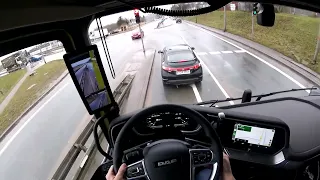 POV DRIVING NEW DAF XG 480KM (2022)