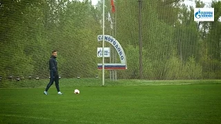 Тренировка ФК Оренбург перед матчем с Локомотивом