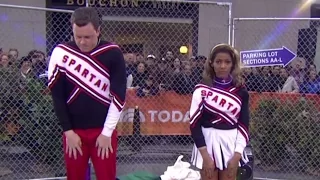 'Spartan Cheerleaders' Willie Geist, Tamron Hall: TODAY's SNL Halloween