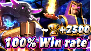 Challenger1~🏆+2500 100%Win rate with Meta PEKKA BRIDGE SPAM🤭-Clash Royale