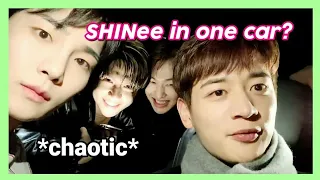 what happens when you put shinee together in the same car