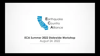 ECA Statewide Summer 2022 Online Workshop (August 24, 2022)