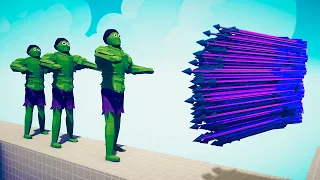3x GIANT HULK vs EVERY GOD - Totally Accurate Battle Simulator TABS