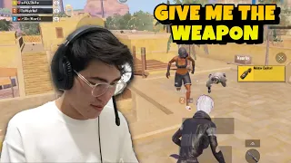 Give me the F*** weapon | iphone 12 pro max pubg test 2024 | 4 finger with gyroscope