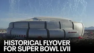 Super Bowl LVII National Anthem fly over makes history