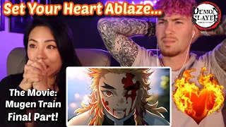 Set Your Heart Ablaze 😭🔥 | Demon Slayer The Movie: Mugen Train Reaction Final Part