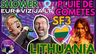 🇱🇹 Shower & Pluie de Cometes REACTION & Analysis | Eurovizija.LT SF3 | Lithuania | Eurovision