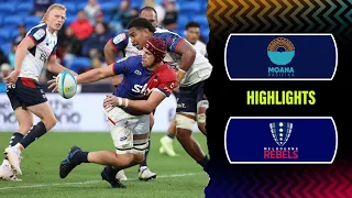 Super Rugby Pacific 2023 | Moana Pasifika v Rebels | Rd 10 Highlights