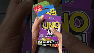 UNO Flip, DOS, UNO Minecraft? 🤩 #unocardgame #shorts