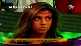 COMBATE: Alondra y Mario Irivarren Molestos con el Ingreso de Stephanie Valenzuela 19/02/14