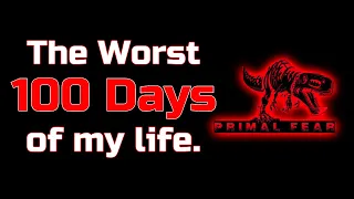 I Suffered 100 Days In Ark Primal Fear as a Complete NOOB