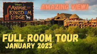 Disneys Animal Kingdom Lodge Resort Room Tour | Walt Disney World Resort