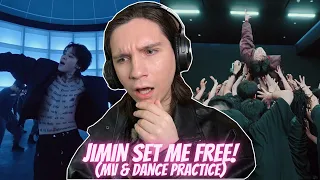 DANCER REACTS TO BTS | 지민 (Jimin) 'Set Me Free Pt.2' Official MV & [CHOREOGRAPHY] Dance Practice