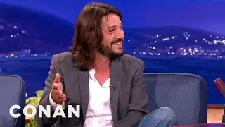 Diego Luna Teaches Conan Survival Spanish | CONAN on TBS