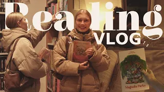 Reading Vlog // Bücher shoppen, der erste Schnee & ganz viel lesen 🕯️⛄️📖