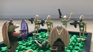 Lego MOC Battle of Naboo - Gungans vs Battle droids Diorama