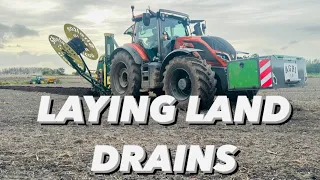 LAND DRAINAGE WITH A TRENCHER NOT A TILE PLOUGH  #AnswerAsAPercent 1287