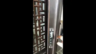Designer Steel Door in Wooden Finish | D Konceptz | 100mm Door