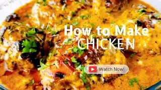 Restaurant Style Chicken Barra with super Delicious gravy  A must try yummy chicken recipe