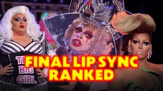 Ranking Every FINAL LIP SYNC of Rupaul's Drag Race ! 🤩