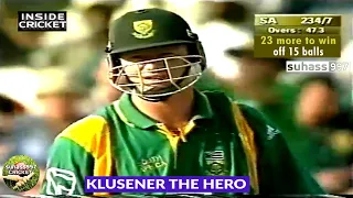 LAST BALL THRILLER - KING KLUSENER AT THE CREASE | @CAPETOWN vs NEW ZEALAND