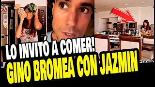 GINO ASSERETO LE HACE BROMA A JAZMIN PINEDO TRAS INVITARLE A DESAYUNAR