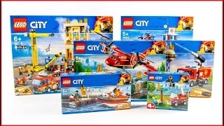 COMPILATION LEGO CITY All Fire Brigade 2019 sets Speed Build for Collectors