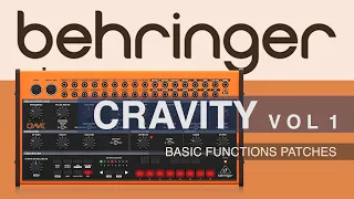 Behringer Crave - 19 BASIC functions PATCHES #OneSynthChallenge