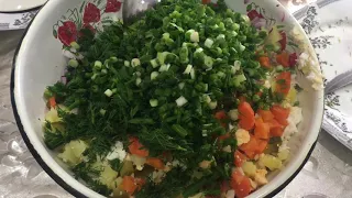 Столичный 🥗 Салат с Редиской 🎄🎈Азербайджан 🇦🇿🇦🇿🇦🇿