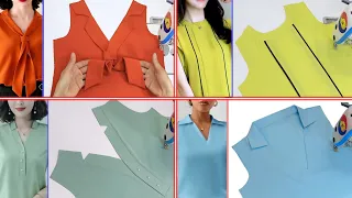 They don't teach such sewing tricks. 4 best way to sew collar neck design