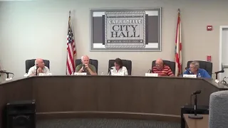 City of Carrabelle First Budget Hearing; September 11, 2019