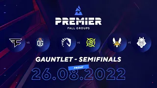 BLAST Fall Groups 2022, Gauntlet: Semifinals w. FaZe vs OG, Liquid vs NIP, Vitality vs G2