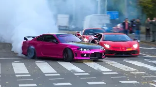 BEST of MODIFIED Cars leaving a Carshow ALL TIME!! 1400HP Supra, 600HP VR6 Golf 3, 2JZ E34, ...