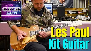 Harley Benton Single Cut Les Paul Kit Guitar FULL Build and Demo