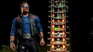 Champion Klassic Tower Johnny Cage | Very Hard | Mortal Kombat 11 - No Commentary