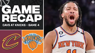 2023 NBA Playoffs: Knicks pull away late to take 3-1 series lead over Cavaliers | CBS Sports