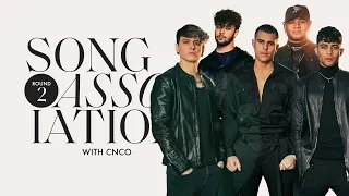 CNCO is Back for Round 2 of Song Association, Sings One Direction, CHIKA, and "Hero" | ELLE