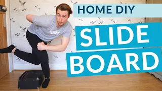 DIY Slide Board at Home! The Best Off Ice Training Exercise!