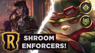 TEEMO & CAITLYN Mushroom Enforcer Agency | Legends of Runeterra Deck