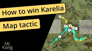 MAP TACTICS in War Thunder - Karelia KEY POSITIONS for realistic tank battles