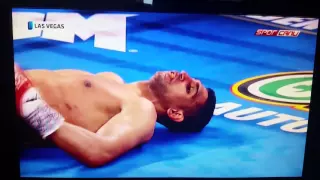 Canelo Álvarez vs Amir Khan - Knock-Out down at "6 Round