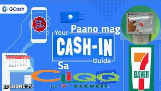 How to Cash in Gcash in 711 using CLIQQ machine | New update | Paano mag Cash in ng gcash sa 711