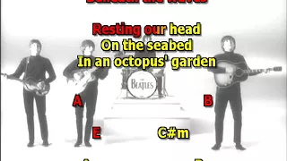 Octopus's Garden Beatles best karaoke instrumental lyrics chords cover